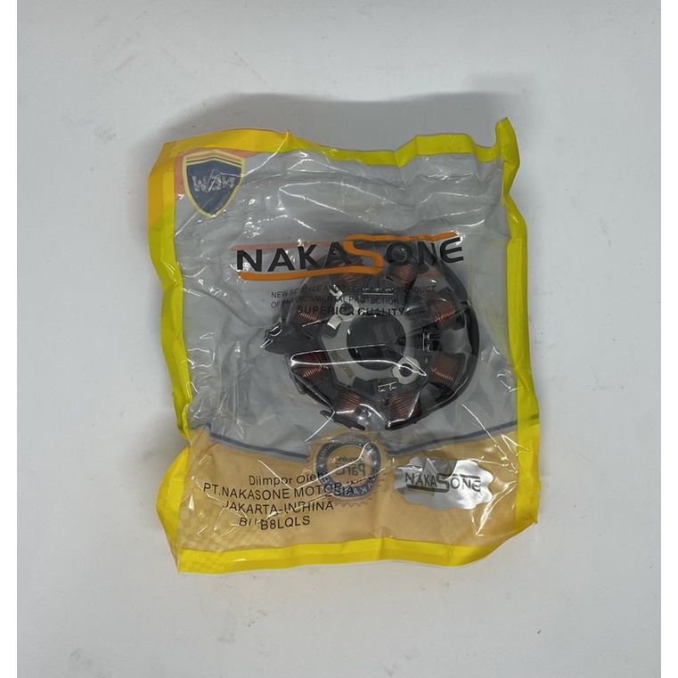 Spoll Spool Assy + Pulser Motor Komplit Stator Spul Suzuki Shogun 125 Kumparan Api
