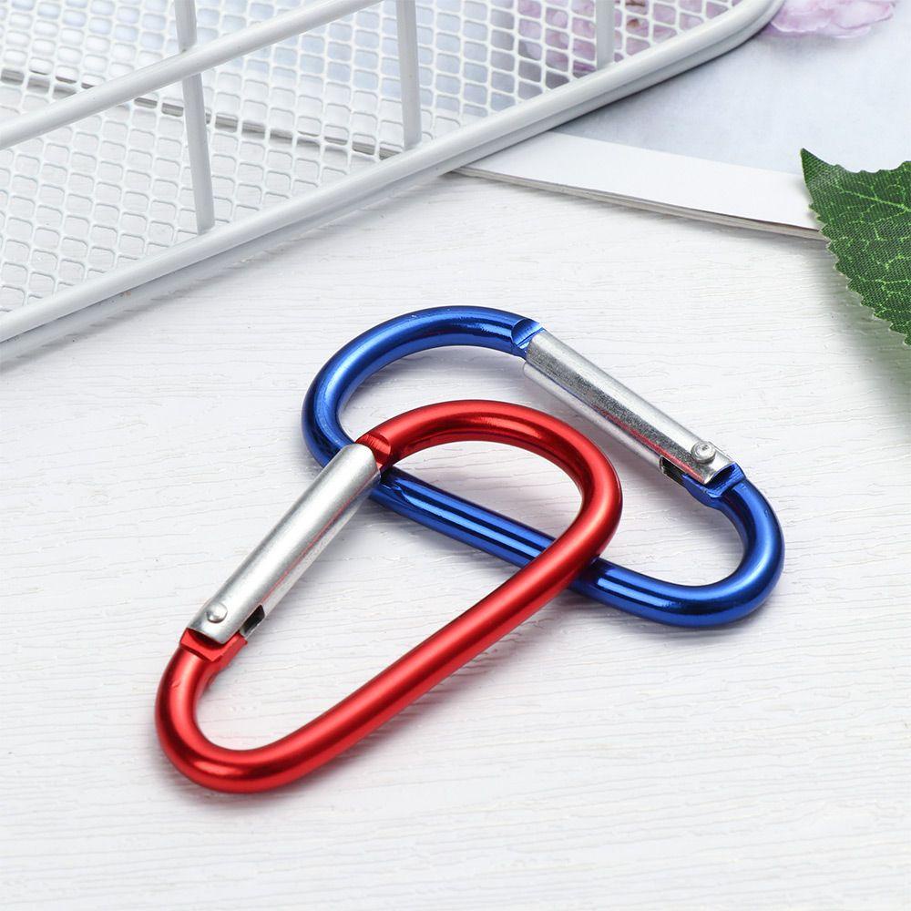 Suyo1 /5 /10Pcs Tombol Panjat Kualitas Tinggi Peralatan Multicolor Aluminium Alloy Carabiner