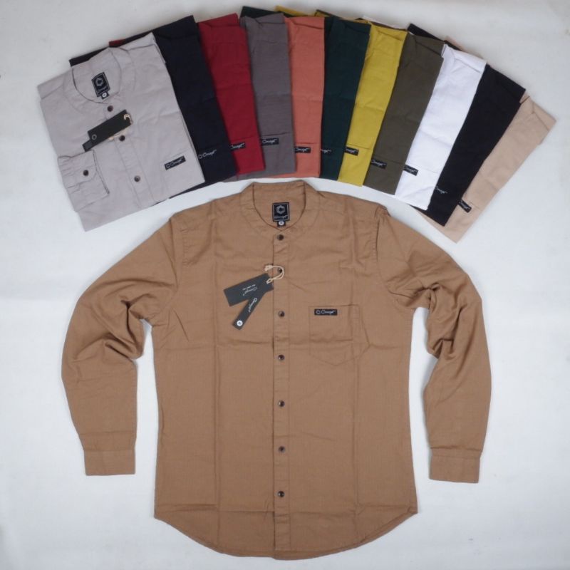 kemeja kemko Concept shanghai kancing full / lengan panjang / bahan cotton uniqlo premium/ promo