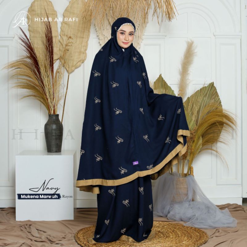 MUKENA DEWASA JUMBO MUKENA RAYON  MUKENA MARWAH ARRAFI