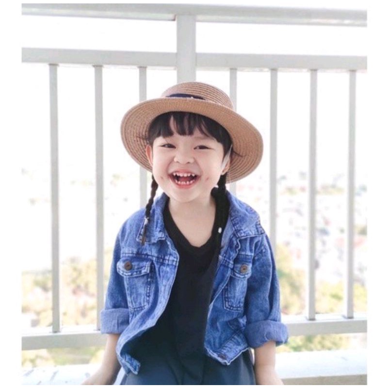 Jaket Jeans Anak Perempuan dan Laki-laki Umur 1-10 Tahun / Baju Jaket Cewek Wanita Model Terbaru 202