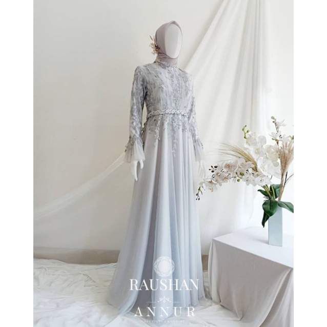 Raushan silver luna_ annur label preloved