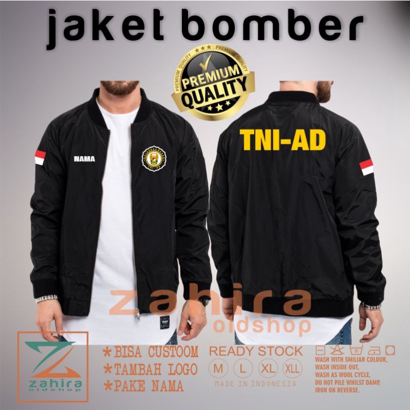 Jaket bomber TNI-AD BOMBER TNI-AD