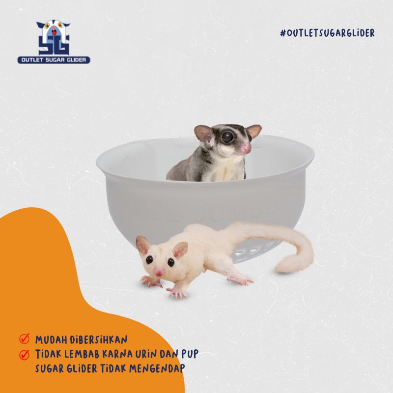 Sleeping pouch / Tempat Tidur/ Batok Plastik Sugar Glider