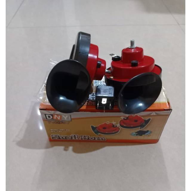 12V Klakson keong + relay ,untuk mobil kecil