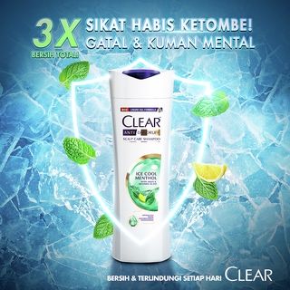 Clear Shampoo Ice Cool Menthol 660 Ml - Shampoo Anti