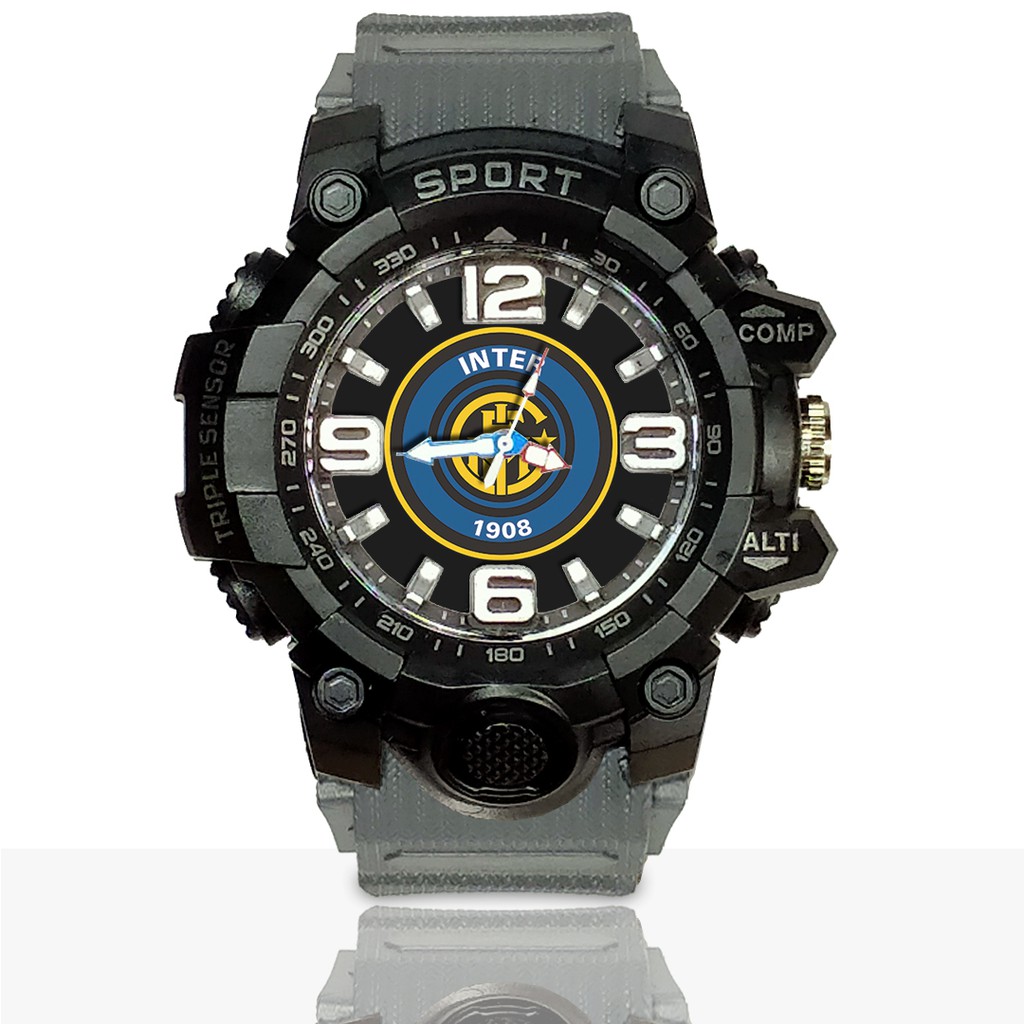 Jam Tangan Custom INTER Ruber- Water Resistant