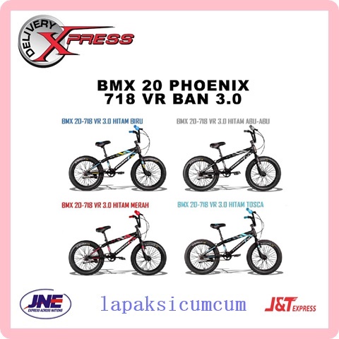 SEPEDA BMX ANAK COWOK 20 INCH PHOENIX ASLI BAN JUMBO 3.0 HARGA TERMURAH BARANG BARU