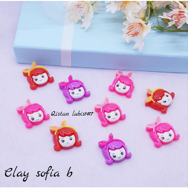 Clay sofia besar 1pcs