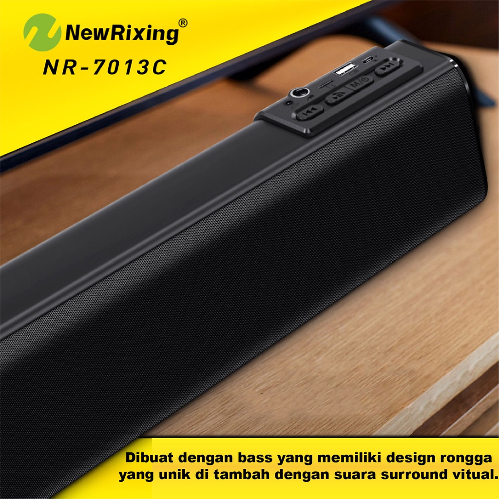 【FREE GIFT】Redmi NewRixing TV Soundbar Wireless Bluetooth Mi Home Theater Redmi TV Speaker Portable Sound Bar