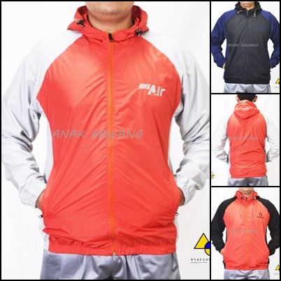 Jaket Running Gazica Jaket Olahraga Parasut Jaket Parasut Pria Anakgawang