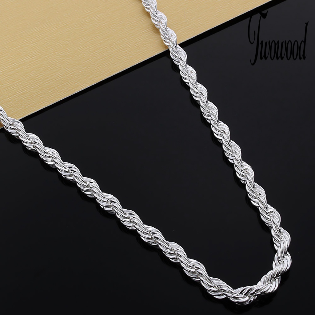 Gelang Sterling Silver 925 Model Twist Untuk Wanita