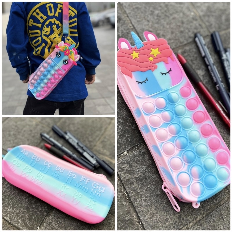 Tempat pensil tali dompet pop it