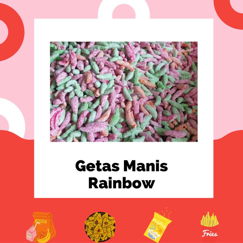 

Getas Manis Rainbow - Snack Jajan Kiloan