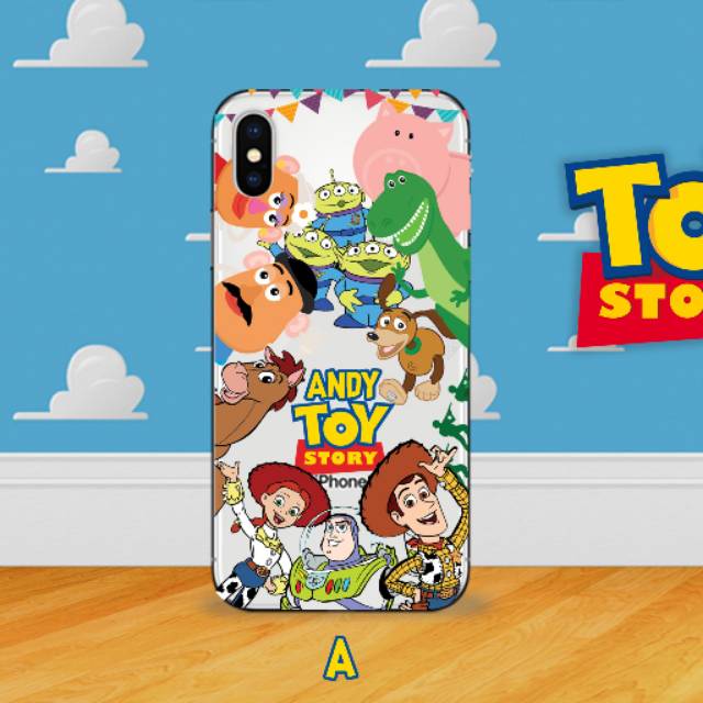 Casing custom toy story bisa dikasih nama softcase