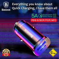 car charger baseus 30w 5a type c pd3 0 usb quick charge 4 0 bs c15c
