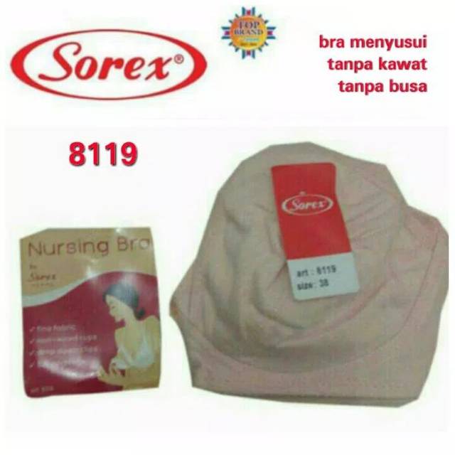 Bh menyusui sorex tanpa busa tanpa kawat / bh sorex menyusui