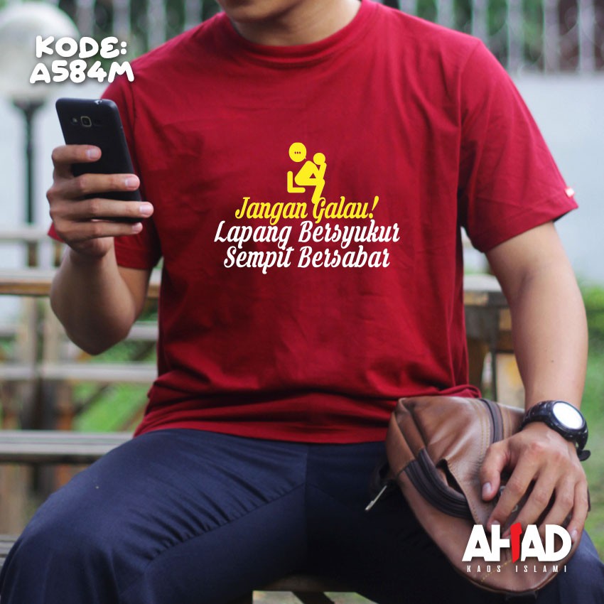 Kaos ISlami Ahad - Jangan galau! (A586)