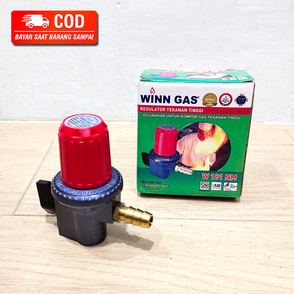 WINN GAS REGULATOR KEPALA GAS LPG TEKANAN TINGGI HIGH PRESSURE W 181NM