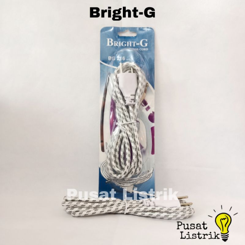 Kabel Setrika Gepeng Bright G Kabel Setrika Kepala Gepeng