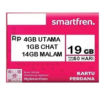 Kartu Perdana SmartFren Cocktail 19GB
