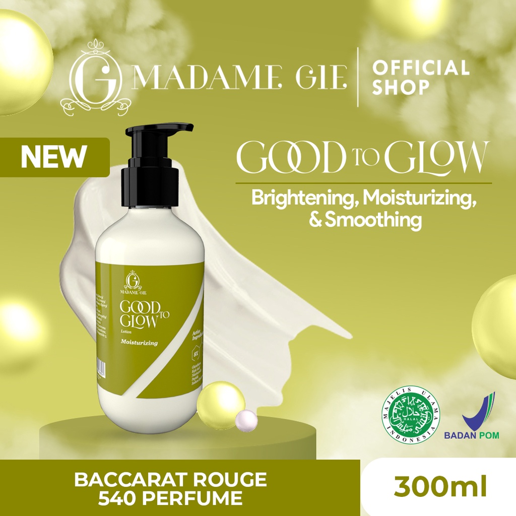 Madame Gie Good to Glow Lotion - Whitening Black Opium Hand Body Lotion
Pencerah Kulit