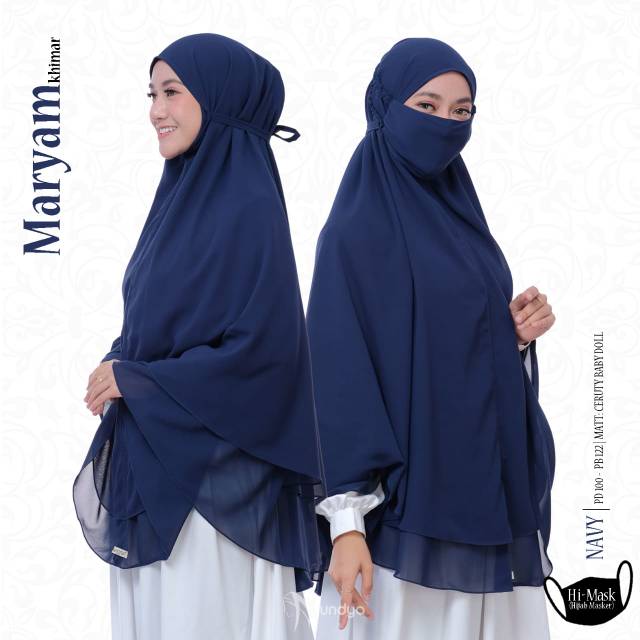 KHIMAR SYARI MARYAM 1 SETMASKER || AYUNDYA