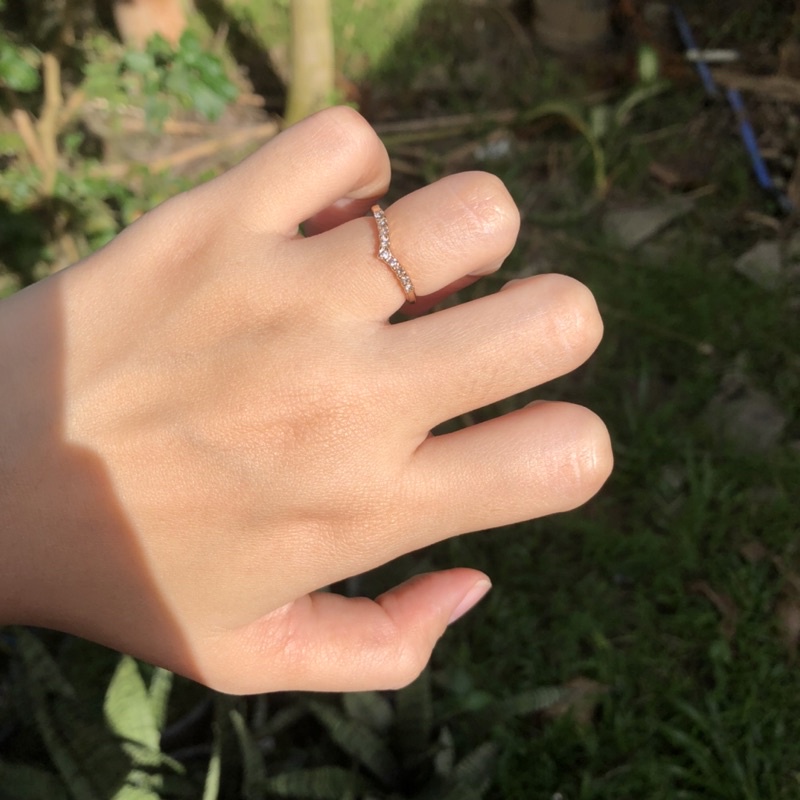 Cincin permata cubic zirconia size kecil “Femare”