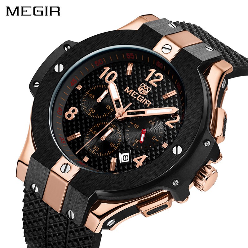 Jam Tangan Branded Kotak Mahal Kecil Simple Tali I6R7 Krepyek Putih Water Resist Persegi Hitam Digit