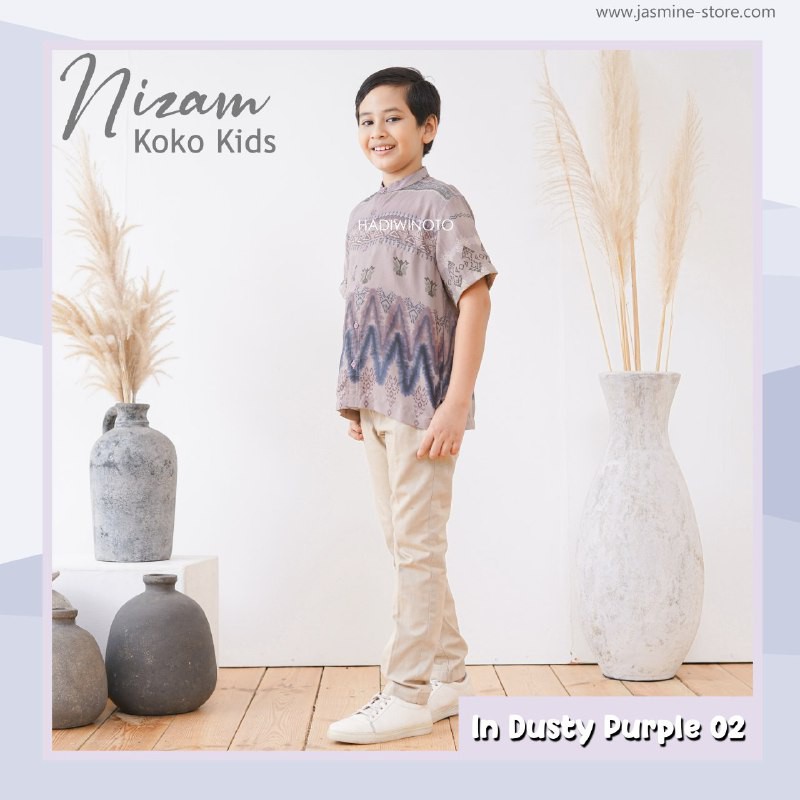 NIZAM KOKO KIDS || Kemeja Koko Anak Original by JASMINE LIDIA HADIWINOTO