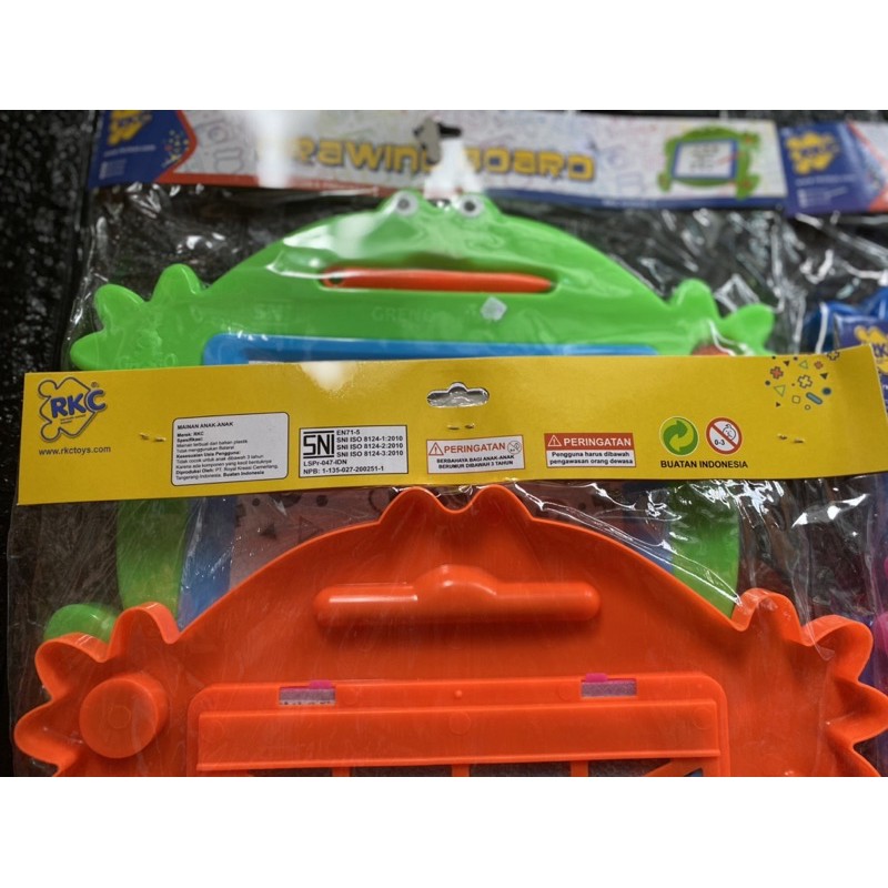 Mainan Papan Tulis Magnet Katak/Sapi (REQ DI NOTES)