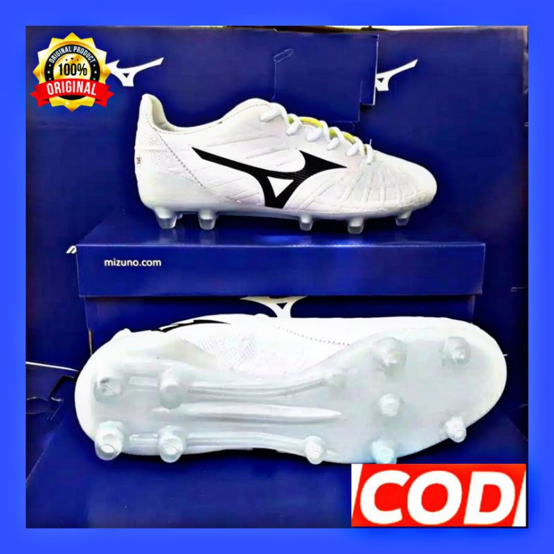 SEPATU BOLA MIZUNO MORELIA NEO SEPAK BOLA ORIGINAL SPORT PRIA GRADE ORIGINAL WHITE