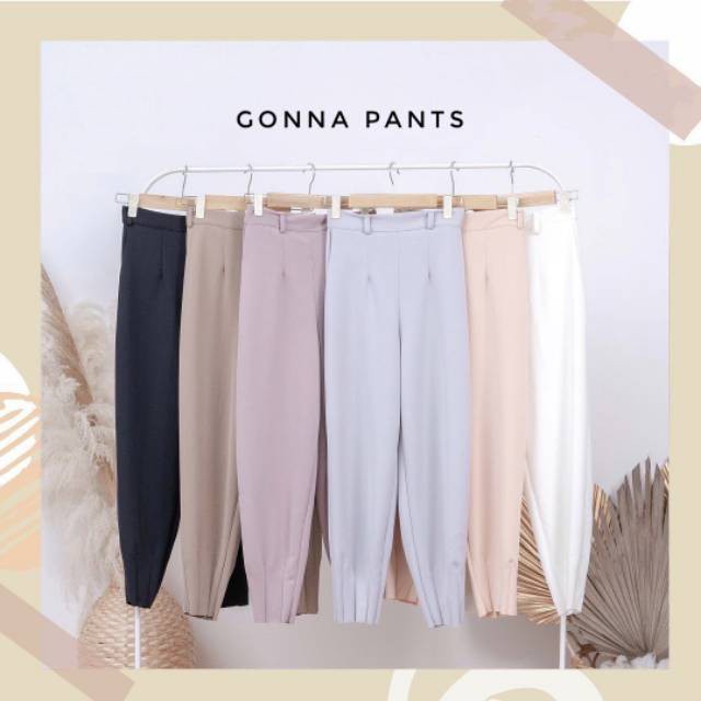 celana tulip pants scuba