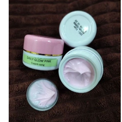 daily glow pink /cream siang pink/suncare pink