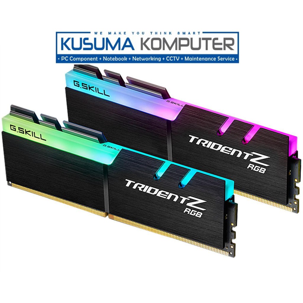 Gskill Trident Z RGB 16GB (2X8) DDR4 3600 Ram Memory F4-3600C16D-16GTZRB