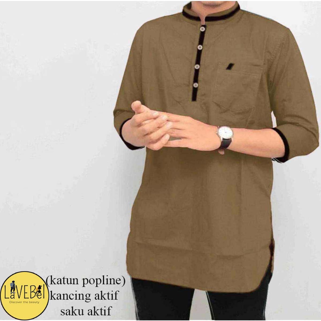 LVB Baju Koko Kurta Pakistan AGAM / Baju Pria / Atasan Muslimin / Atasan Muslim Pria / Uk.M-L-XL-XXL / LAVEBEL