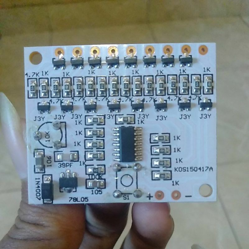 Modul lampu LED Strobo 8ch 10mode