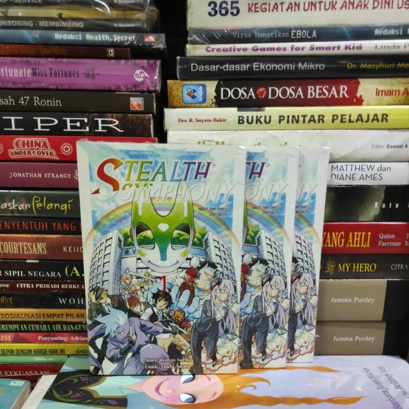 KOMIK ORIGINAL STEALTH SYMPHONY 1 RYOHGO NARITA KOMIK BARU SEGEL