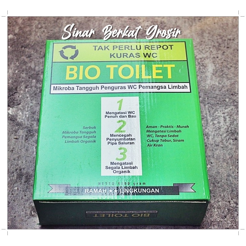 BIOTOILET Asli / Kuras WC Septictank Tanpa Sedot / Penghilang Bau
