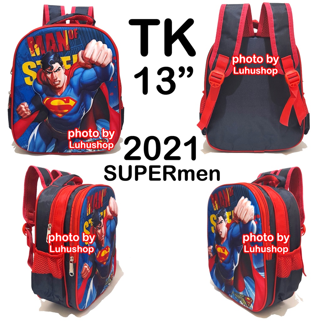 Tas Ransel Anak Sekolah 16&quot; Cowok Superhero Superman