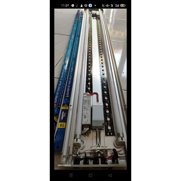 lampu tanning arowana aquazonic kombinasi LED panjang 120cm