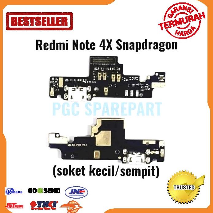 Acc Hp Konektor Connector Charger Mic Redmi Note 4X Snapdragon Soket Sempit
