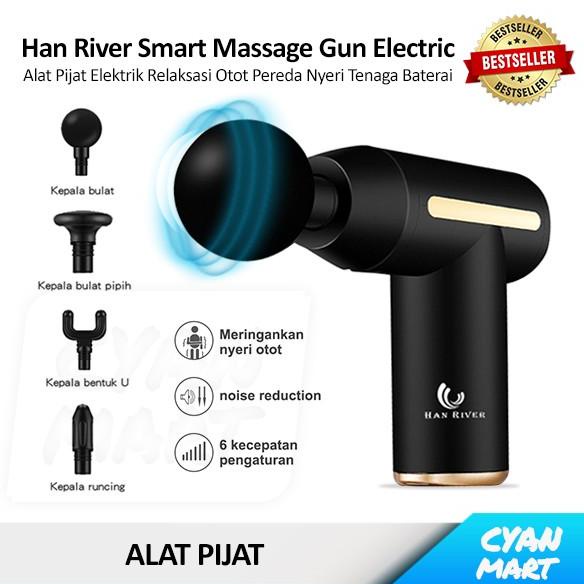 Jual Alat Pijat Getar Elektrik Pistol Pijat Otot Fascia Massage Gun