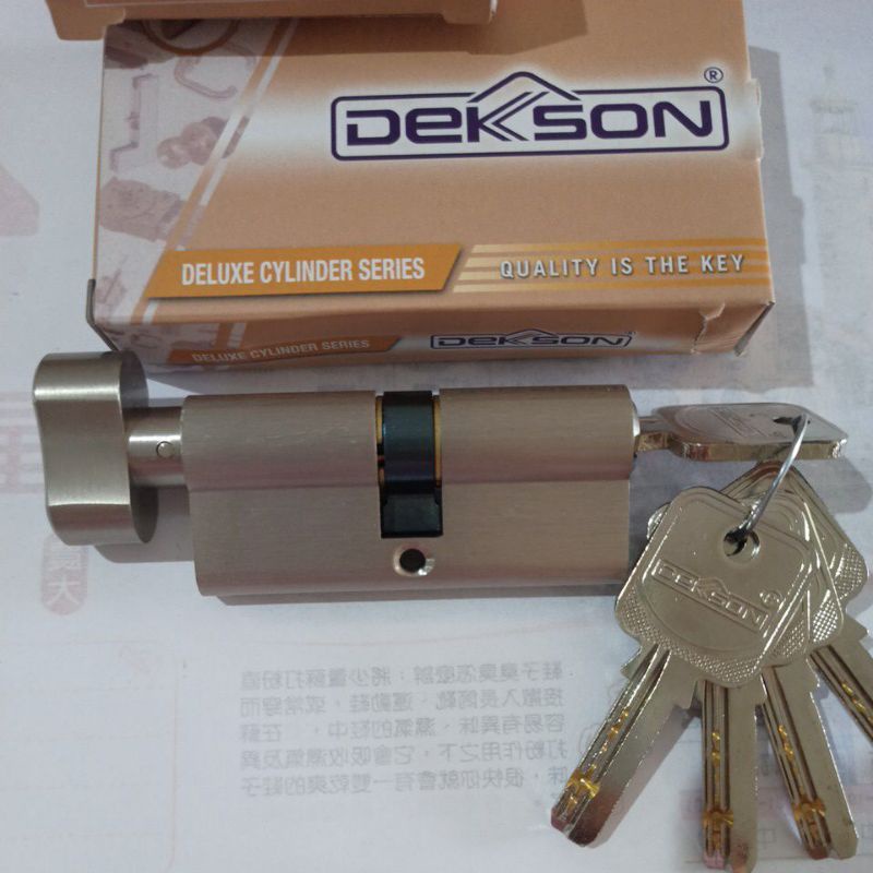 Cylinder Dekkson TC DL KK 70mm SN Kunci Knop