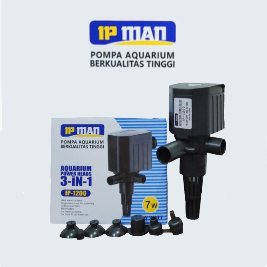 IPMAN 1200 Aquarium Power Heads 3in1 IP-1200 Pompa Aquarium Pompa Celup IPMAN1200 IP MAN 1200 IP1200