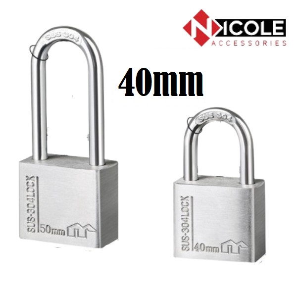 Gembok pintu pagar padlock/ Gembok short 50mm/Gembok Long 40mm