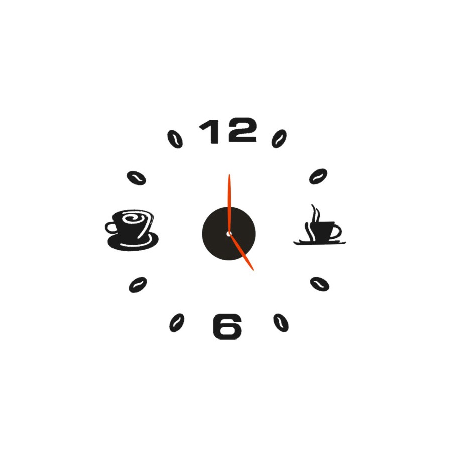 Jam Dinding Tempel Tembok Unik Diy Analog 3D Dekorasi Ruangan 3 Model- BN-4