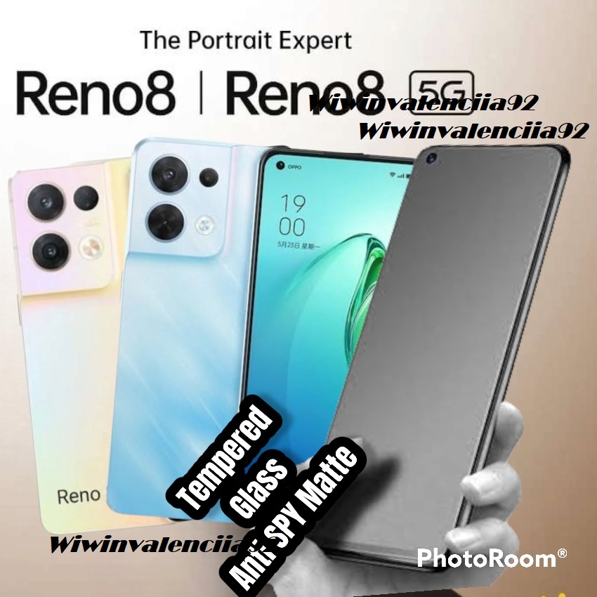 Tempered Glass OPPO Reno8 T/ 8 4G/8 5G/8Z/ Reno7 7Z Reno6 Reno5 Temperd Kaca Ful Depan Layar FRONT/Full Casing Ful Clear Bening Glossy-Bluelight Tampil Transparent-Anti SPY Privacy Matte-Glosy-Anti Glare Matte Minyak Ful Cover PRO Tempred AG 10D 6 5 7 8T