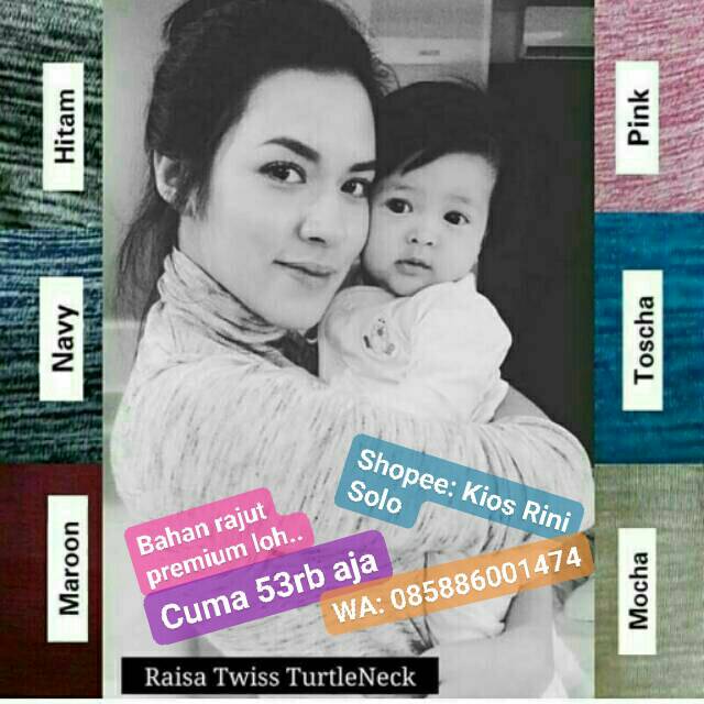 Sweater rajut raisa / sweater kekinian rajut / sweater wanita