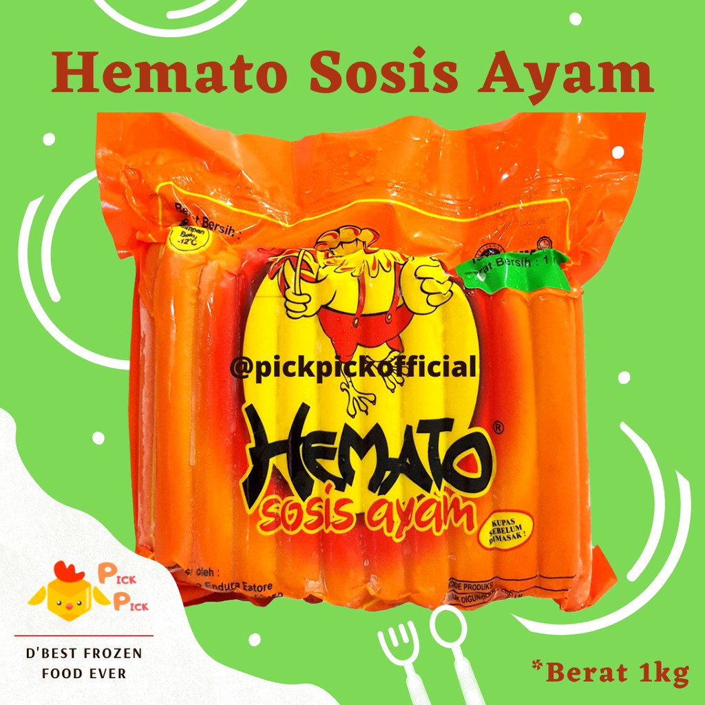 

Hemato Sosis Ayam 1kg